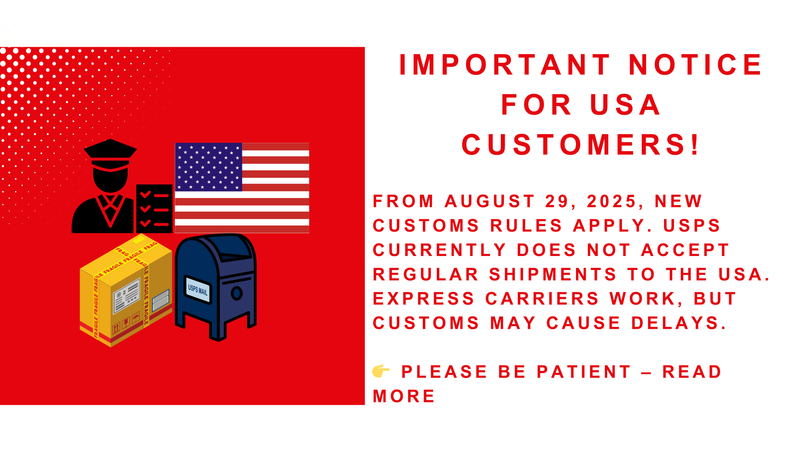 Important notice for USA customers!