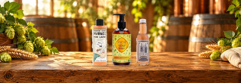 Pivrnec beer shampoo, Ryor Beer Shampoo With Keratin and Beer Spa hair shampoo, Czech beer hair care