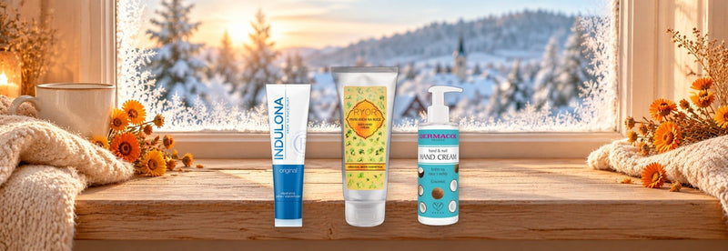Indulona, Ryor and Dermacol Czech hand creams for the cold season