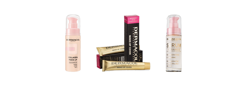Dermacol Collagen Make-up, Make-up Cover and Intensive Serum with Ceramides