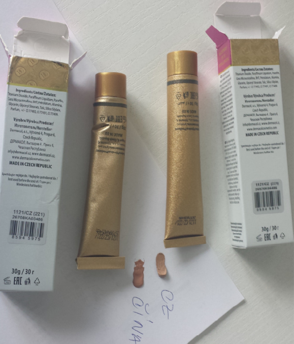 Dermacol Foundation Original vs. Fake