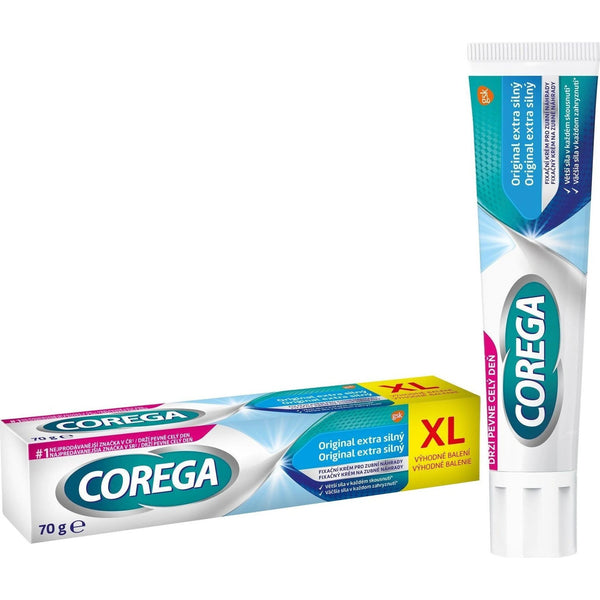 Corega Original Extra Strong XL denture adhesive cream 70 g