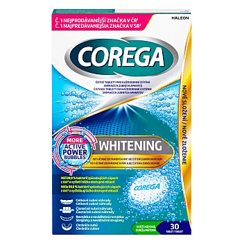Corega Whitening Cleansing Tablets