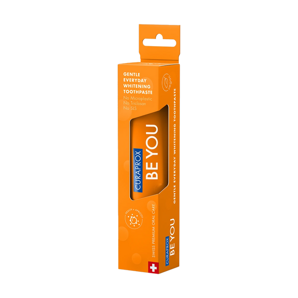Curaprox Be You Pure Happiness peach apricot toothpaste