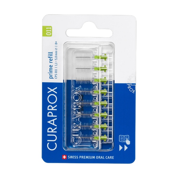 Curaprox CPS 011 Prime refill interdental brushes 8 pcs