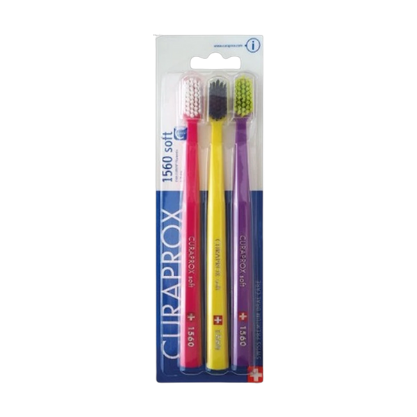 Curaprox CS 1560 Soft toothbrush pack of 3
