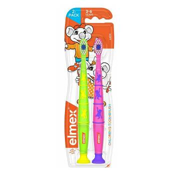 Elmex Kids Toothbrush Duopack 3-6 years 2 pieces