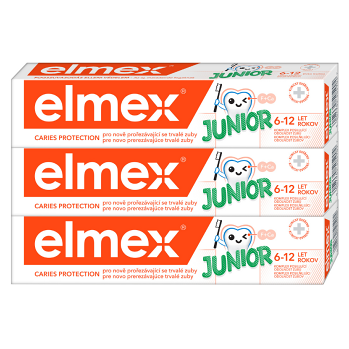 Elmex Junior Toothpaste Tripack 3x75 ml