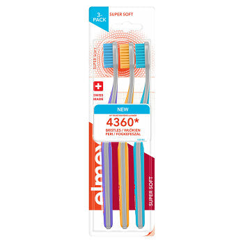 Elmex Super Soft Toothbrush Tripack 3 pieces