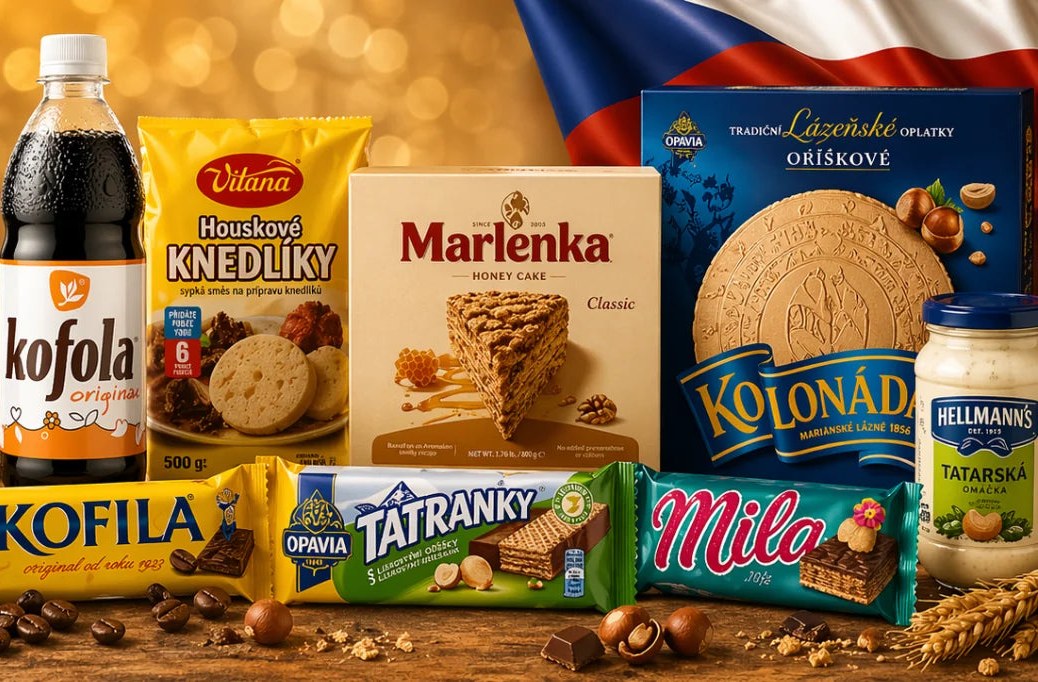 Czech food and drinks from CzechiaFood - Kofola, Tatranky, Marlenka