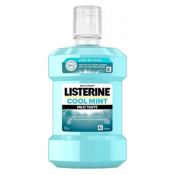 Listerine Cool Mint Mild Taste Mouthwash 1000 ml