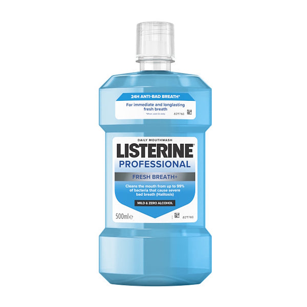 Listerine Professional Fresh Breath+ Mouthwash 500 ml