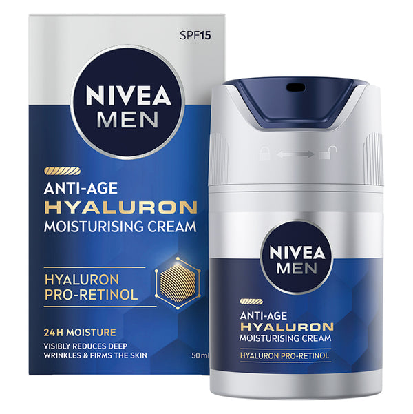 Nivea Men Hyaluron Anti-Wrinkle Face Cream SPF 15