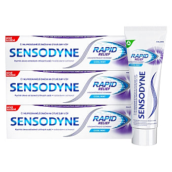 Sensodyne Rapid toothpaste tripack 3 x 75 ml