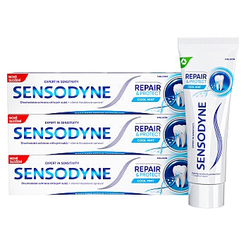 Sensodyne Repair and Protect toothpaste tripack 3 x 75 ml