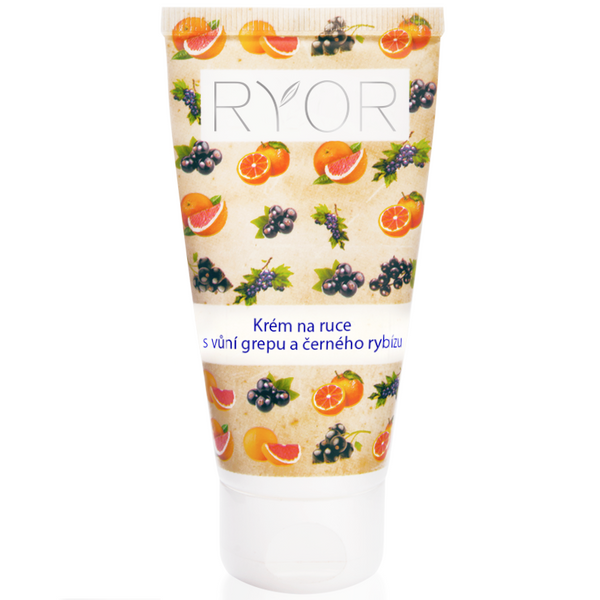 Ryor Hand Cream With Scent Of Grapefruit And Black Currant