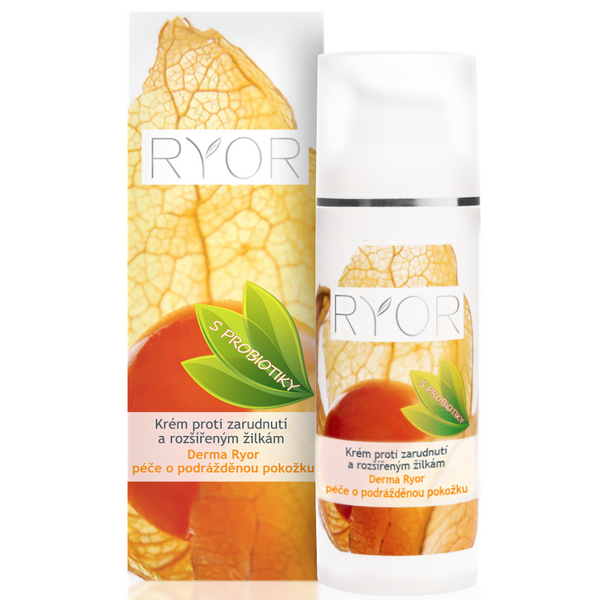 Ryor Crema Contra el Enrojecimiento de la Piel y las Venas Varicosas