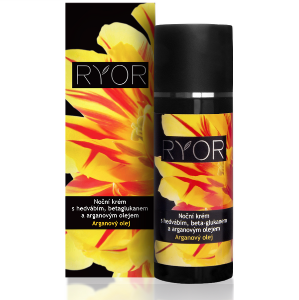 Ryor Crema de Noche Con Seda, Beta-Glucano Y Aceite De Argán