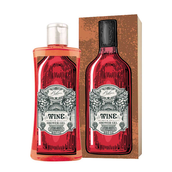 Bohemia Gifts - Gift Wine Shower Gel In A Box 250 Ml