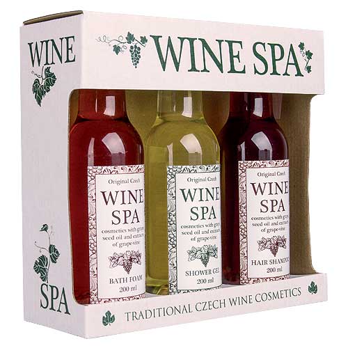 Regalos Bohemia - Cosméticos de Spa de Vino - Gel, Champú y Espuma