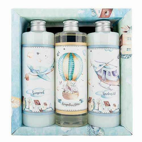 Bohemia Gifts - Set For Boys Xl - Gel 250 Ml, Shampoo 250 Ml And Mousse 250 Ml