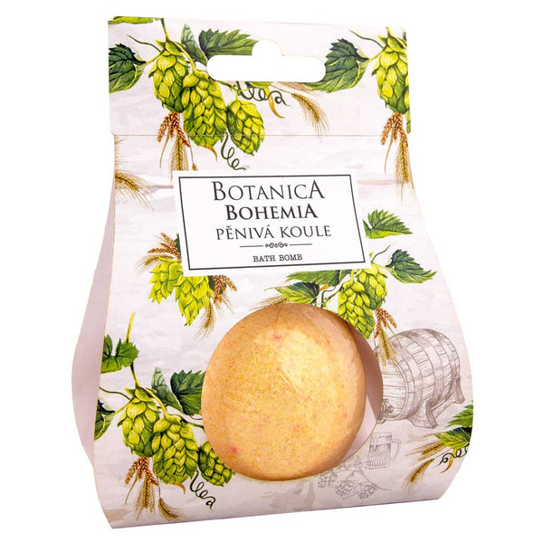 Bohemia Gifts - Botanica Foaming Bath Ball 100 G - Beer And Hops