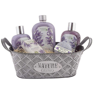 هدايا بوهيميا - علبة هدايا بوهيميا النباتية مع مستحضرات التجميل باللافندر