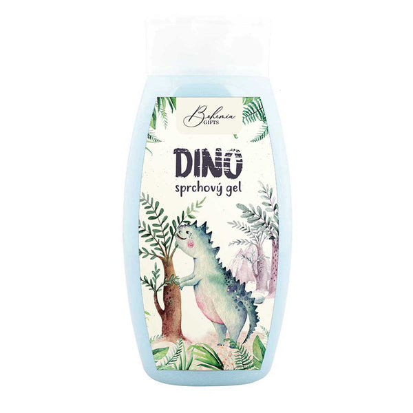 Bohemia Gifts - Gel de Ducha Dino Baby 250 Ml - Dinosaurio - Azul