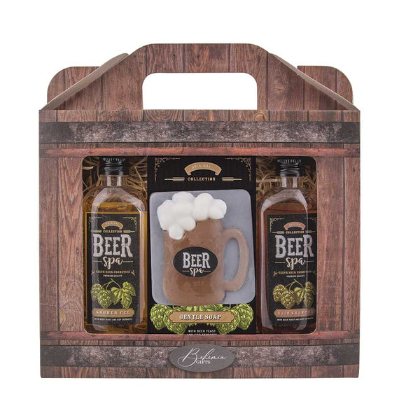 Bohemia Gifts - Beer Spa Set - Gel 100 Ml, Soap 85 G And Shampoo 100 Ml