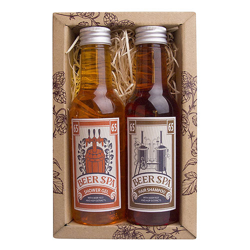 Bohemia Gifts - Beer Spa Set - Shower Gel 200 Ml And Shampoo 200 Ml