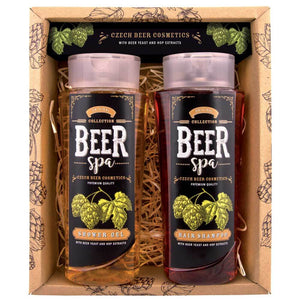Bohemia Gifts - Bier Spa Bierkosmetikset - Gel 250 ml und Shampoo 250 ml