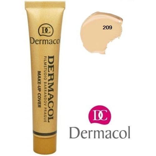 Amazon.com : Dermacol - Full Coverage Foundation, Liquid Makeup Matte  Foundation with SPF 30, Waterproof Foundation for Oily Skin, Acne, & Under  Eye Bags, Long-Lasting Makeup Products, 30g, Shade 210 : Makeup :